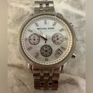 Michael Kors Silver Women’s Watch- Ritz MK5020